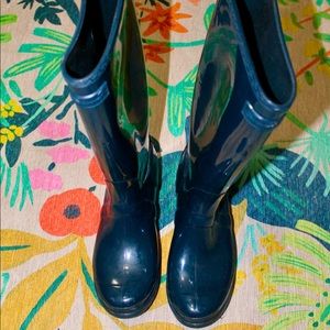 Blue Galosh Rain Boots
